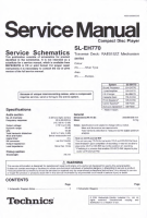 Technics - SLEH-770-Schematics 